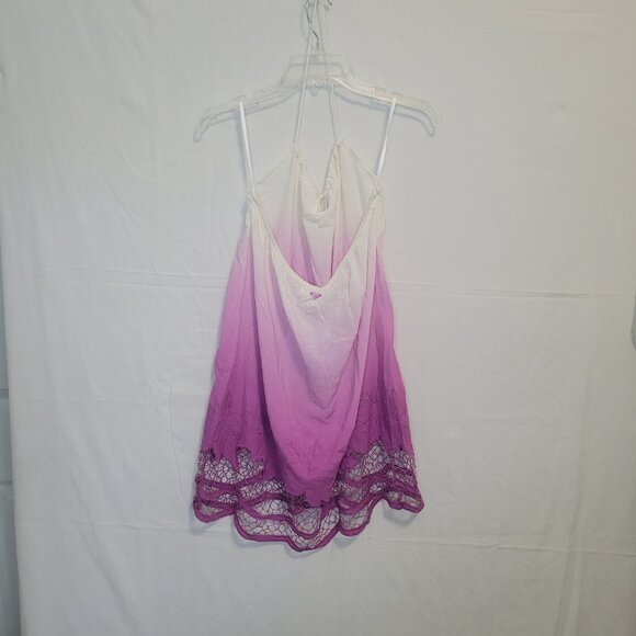NWT Roxy Dip Dyed Halter Beach Cover Up Size 14 - Picture 7 of 13